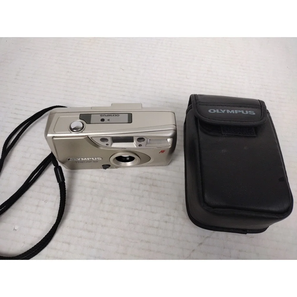 Olympus Trip 50 AF QD 35mm Point & Shoot Film Camera [Untested]